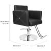 LEAQU Hair Stylist Chair, Hair Dresser Chair for Home, Hair Salon Chairs for Hair Stylist, Heavy Duty Salon Chair for Barbershop, 360 Degrees Swivel Barber Chair for Home Women Man (Black A) view 3