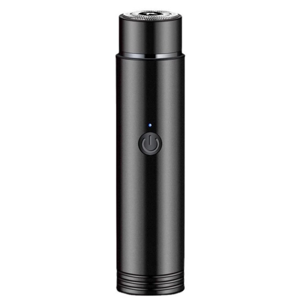 Mini Electric Shaver for Men Portable USB Rechargeable Wet & Dry Use Rotary Electric Shaver for Travel Black, mini electric shaver