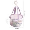 PTILSERY Makeup Sponge Drying Rack String Bag Foldable Reusable Drying Net Bag Makeup Puff Brushes Holder Organizer Drying Tool view 3