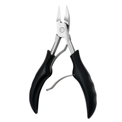 Cuticle Trimmer, Stainless Steel and ABS Ingrown Toenail Set, Black,Blue,Red(Optional) Nail Clippers Ingrown Toenail Removal Kit with 1 Ingrown Toenail Set for Seniors, Grip