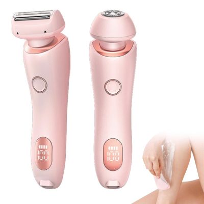 Busaiu Dusk Razor for Women, The Glide Pro 3.0 Razor, Waterproof Electric Razor for Women, Wet and Dry, Painless Hair Removal, Removable Head(Pink)