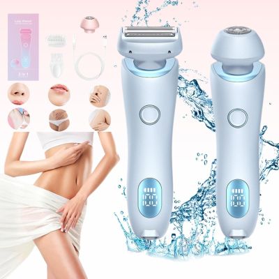 Busaiu Dusk Razor for Women, Dusk Glide Pro 3.0 Shaver, Dusk Official Razor, Women Electric Shaver, Portable Wet-Dry Shaver for Legs, Arm(Blue)