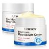2PCS Magnesium Cream, Magnesium Lotion, Topical Magnesium Chloride, Highly Concentrated Magnesium for Leg, Muscle, Joint Care, Magnesium Oil Cream with Pure Zechstein Magnesium view 1