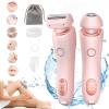 Duskofficial Razor, Duskofficial The Glide Pro 3.0 Shaver, 2 in 1 Electric Shaver Razors, Ipx7 Waterproof Women's Bikini Trimmers, Wet or Dry(Pink) view 1