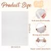 100 Pack Disposable Hair Towels Large 32 x 16 Inch Disposable Bulk Hair Towels for Salon Bath Beauty Spa Barber Travel Gym, Absorbent Quick Dry, White view 2