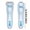 Busaiu The Glide Pro 3.0 Razor, Portable Rechargeable 2 in 1 Dusk Glide Pro 3.0 Shaver, Dusk Official Electric Razor for Leg Arm Underarm Pubic Area, Wet or Dry(Blue) view 2
