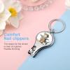 Shark Surfing Nail Clippers Toenail Clipper Cutters Retro Professional Nail Trimmer Nail Cuticle Cutter for Women Men view 4