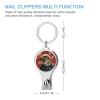 Bald Eagle Nail Clippers Toenail Clipper Cutters Vintage Flag Patriot Professional Nail Trimmer Nail Cuticle Cutter for Women Men view 2