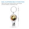 Dark Dirty Matcha Nail Clippers Toenail Clipper Cutters Warm Colours Professional Nail Trimmer Nail Cuticle Cutter for Women Men view 2