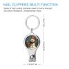 Snowman in The Snowy Nail Clippers Toenail Clipper Cutters Christmas Professional Nail Trimmer Nail Cuticle Cutter for Women Men view 2