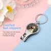Snowman in The Snowy Nail Clippers Toenail Clipper Cutters Christmas Professional Nail Trimmer Nail Cuticle Cutter for Women Men view 4