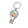 Happy Cute Malteses Puppy Nail Clippers Toenail Clipper Cutters Colorful Dog Professional Nail Trimmer Nail Cuticle Cutter for Women Men view 1
