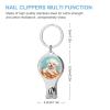 Happy Cute Malteses Puppy Nail Clippers Toenail Clipper Cutters Colorful Dog Professional Nail Trimmer Nail Cuticle Cutter for Women Men view 2