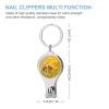 Bee Nail Clippers Toenail Clipper Cutters in Summer Light Professional Nail Trimmer Nail Cuticle Cutter for Women Men view 2
