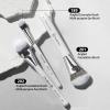 Albeaut Makeup Brush for Foundation Concealer Blush Contour Liquid Cream Blending Angled Shape view 3