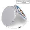 Portable Travel Makeup Mirror, Lover Dog Paw Printed Pocket Mirror Double Sided Vanity Mirror Magnifying Travel Makeup Mirror Without Lights for Travel Men and Women view 2