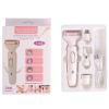PTILSERY Electric Razro Painless 4-in-1 Women Shavers Hair Remover for Face,Eyebrow and Underarm Bikini Trimmer Hair Removal Tool view 4