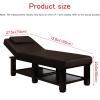 DKPLOE Professional Massage Esthetician Bed Table Tattoo Table Adjustable Lash Bed Aluminium Treatment Table for Acupuncture Foot Massage Facial Treatments Spa Tattoos(Brown) view 2
