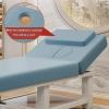 DKPLOE Professional Massage Esthetician Bed Table Tattoo Table Adjustable Lash Bed Aluminium Treatment Table for Acupuncture Foot Massage Facial Treatments Spa Tattoos(Brown) view 4