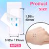 ANCIRS 40 pcs Face Tape Lifting Invisible, Instant Neck Lift Tape, Facelift Tape for Lifting Sagging Skin, Instantly Neck Tape Lifting for Double Chin and Eye Wrinkles view 2