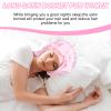 Abeillo Long Satin Bonnet for Women Sleeping, Silk Large Hair Cap With Tie Band for Braids Curly Hair (Pink) view 4