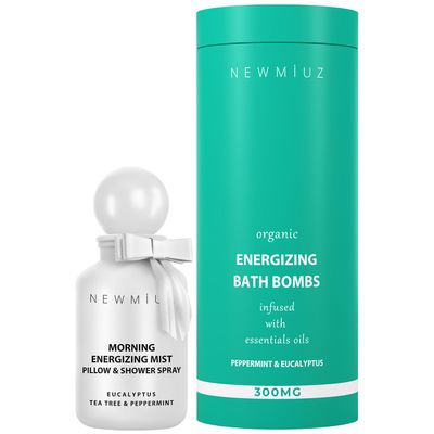 Luxurious Peppermint Bath Set Pack of 2