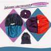 2Pcs Genergy Reusable Shower Cap Waterproof, Adjustable Shower Caps for Women, Luxury Baths Cap with Satin Interior, Extra Large, Two Layers, Reversible Elastic Hair Cap (Dark blue+Red) view 2