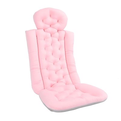 Full Body Bath Pillow, Non Slip Bathtub Pillow Headrest Luxury Bath Cushion with Suction Cup Fixing Bath Headrest Neck Shoulder Support Pillow Tub Bath Pillow for Men Women