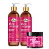 Difeel Rice Water Hair Care 3PC Shampoo & Conditioner & Hair Mask Set - Includes 33.8oz Shampoo, 33.8oz Conditioner, 12oz Hair Mask view 1