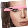 WOONEKY 2pcs Silicone Eyeliner Stencil Makeup Guide Tool for Shaped Eyes Easy to Use and Clean for Eyeliner and Eyeshadow Application Pink Color view 2