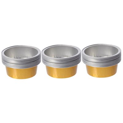 Ipetboom 30pcs Aluminum Bowl Wax Melt for Hair Waxing Pot High-temperature Resistance for Home Beauty Salon
