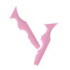 VINTORKY 2pcs Silicone Eyeliner Stencils and Eyebrow Guide Reusable Eye Makeup Tools for Eye Shapes Ergonomic Design Safe Material Great Friends view 1