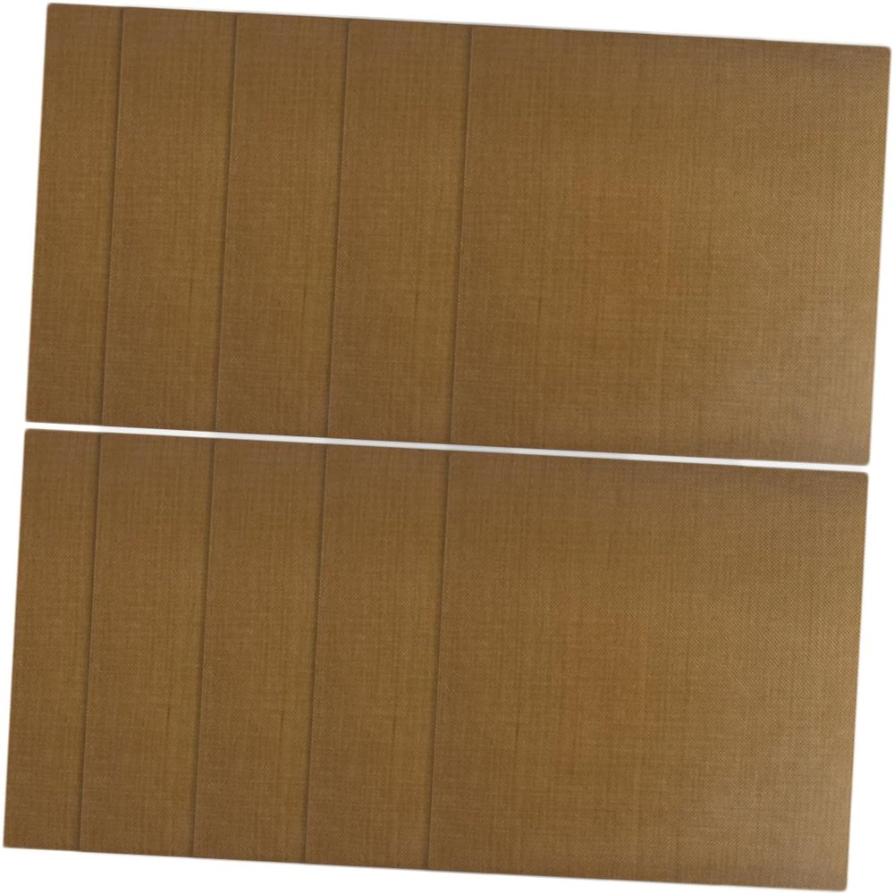 Outanaya 20 Pcs Heat Insulation Sticker for Hair Straightener Brush Perm Stick Cover