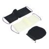 2 Pack Nylon Net Bath Sponge, Net Bath Sponge Set, Net Back Scrubber Quick Drying Nylon Body Exfoliating Net Back with Hand Straps and 2 Bathing Gloves (Pink) (Black Beige) view 4