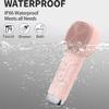 Facial Cleansing Brush face Scrubber Face Scrub Brush for Men & Women Rechargeable Face Brushes for Facial Electric Silicone Face Scrubber Cleanser Brush 3 Modes (Pink) view 4