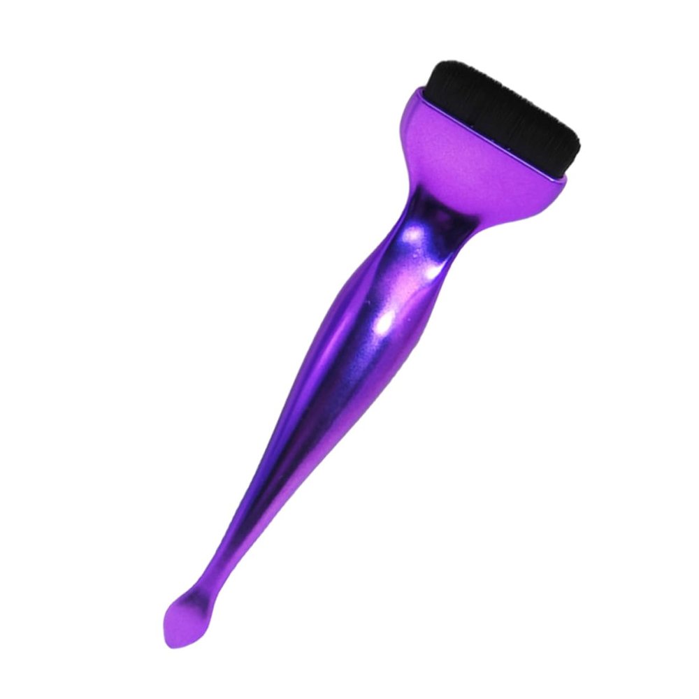 VINTORKY Portable Ultra Thin Flat Foundation Brush for Smooth Makeup Application Non-absorbent Design Compact Brush for Women for Liquid Powder Foundations
