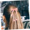 HAPINARY 12pcs Bow Hair Ties for Girls Ponytail Holders Elastic Cute Bow Hair Ties for Women Decorative view 2