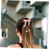 HAPINARY 12pcs Bow Hair Ties for Girls Ponytail Holders Elastic Cute Bow Hair Ties for Women Decorative view 3