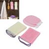 2 Pack Nylon Net Bath Sponge, Net Bath Sponge Set, Net Back Scrubber Quick Drying Nylon Body Exfoliating Net Back with Hand Straps and 2 Bathing Gloves (Pink) (Roseate Beige) view 3
