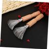 4pcs Detangling Brush Hair Brush Cleaner Cleaning Claw Tool Long Handle for Home and Salon Style view 4