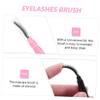 Baluue 6pcs Mascara Brush Applicator Silicone Lash Brush Wands for Extensions Portable view 3