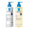 La Roche-Posay Lipikar Skin Care Set, Triple Repair Moisturizing Cream & Foaming Cleansing Oil, Body Lotion & Cleanser Formulated with Shea Butter, Long Lasitng Hydration, Fragrance Free view 1