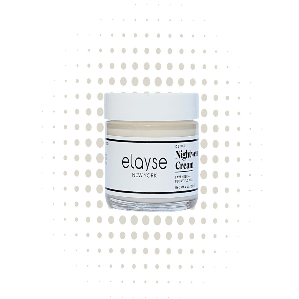 ELAYSE Luxurious Detox Nightwear Cream | Overnight Hydration & Skin Revitalization | Packed with Peptides & Antioxidants | 1.7 fl oz | Reduces Fine Lines, Wrinkles & Signs of Aging