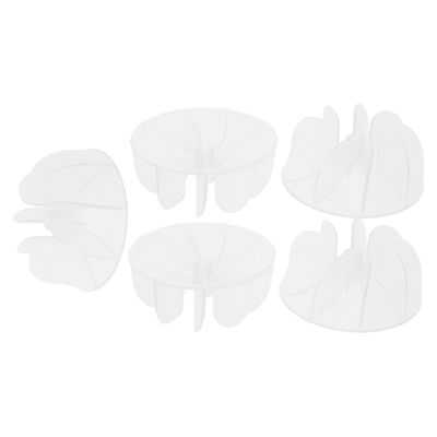 Hair Dryer Fan Replacement Part 5Pcs Plastic 4.2mm Hole White