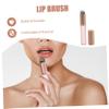 Gogogmee 2pcs Lip Gloss Applicators with Cover Compact Lipstick Brush for Women Ergonomic Design for Easy Use for Travel and Makeup Enthusiasts view 2