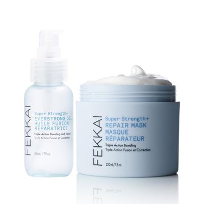Fekkai Super Strength+ Hair Recovery Duo - Includes Everstrong Bonding Oil (1.7 oz) + Repair Mask (7.5 oz) - Free of Sulfates, Parabens, Phthalates - Vegan, Cruelty-Free