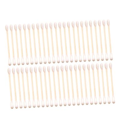 NOLITOY 300pcs Cosmetic Cotton Swabs Double-ended Cotton Sticks for Makeup Removal Travel-friendly for Skin Care Cleaning and Personal for