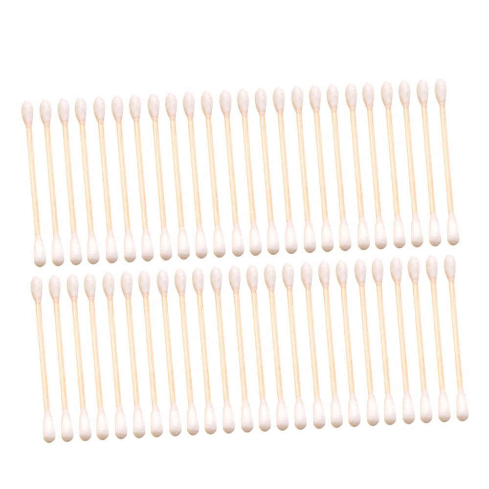 NOLITOY 300pcs Cosmetic Cotton Swabs Double-ended Cotton Sticks for Makeup Removal Travel-friendly for Skin Care Cleaning and Personal for