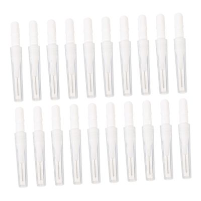 Baluue 20pcs Mini Makeup Brushes Cap for Eyebrows Multi-use Cosmetics Tool for Lips Eyes and Face Makeup Lightweight and Portable Design for Home and Travel