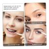 Baluue 20pcs Mini Makeup Brushes Cap for Eyebrows Multi-use Cosmetics Tool for Lips Eyes and Face Makeup Lightweight and Portable Design for Home and Travel view 3